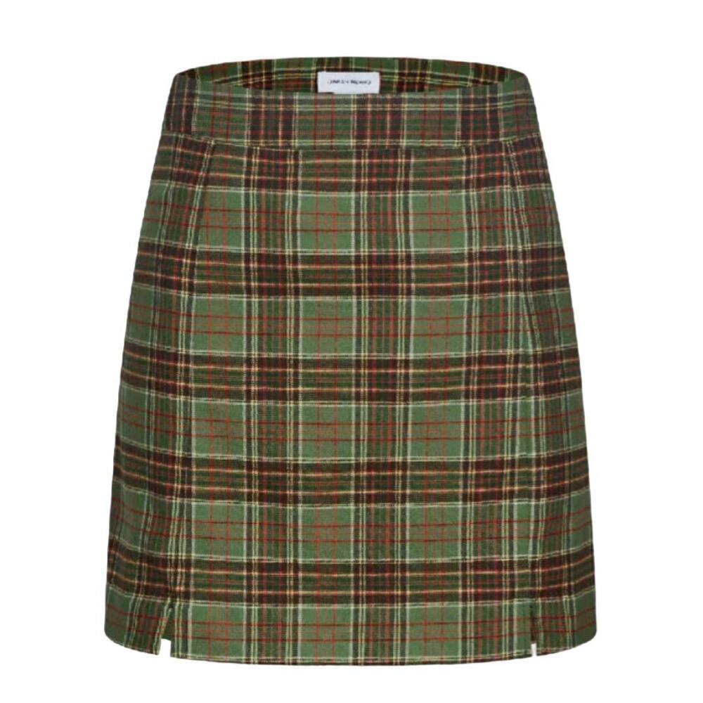 Urban Revivo Mini A-Line Skirt in Vintage Check, Size L​​​​